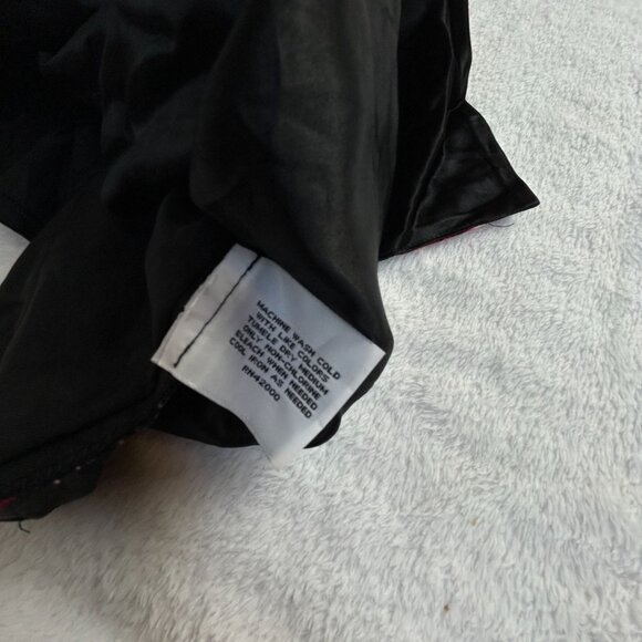 Vintage Nutcracker Womens Large Christmas Holiday Floral Vest Black Cottagecore - Picture 4 of 7